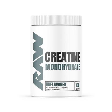 RAW CREATINE MONOHYDRATE UNFLAVORED 100 SERVICIOS