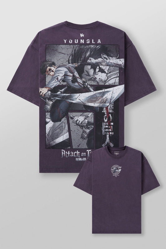 4191 - CAMISETAS CLÁSICAS AOT© X YLA (HÉROE LEVI)