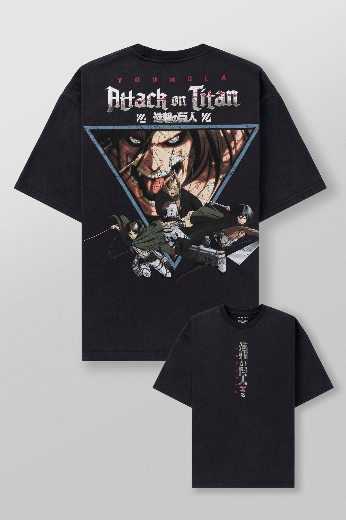 4191 - CAMISETAS CLÁSICAS AOT© X YLA (TITÁN DE ATAQUE)