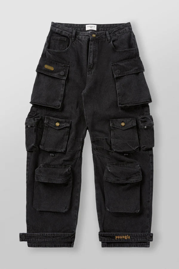 6002 - Hella Pocket Jeans (Black Wash)