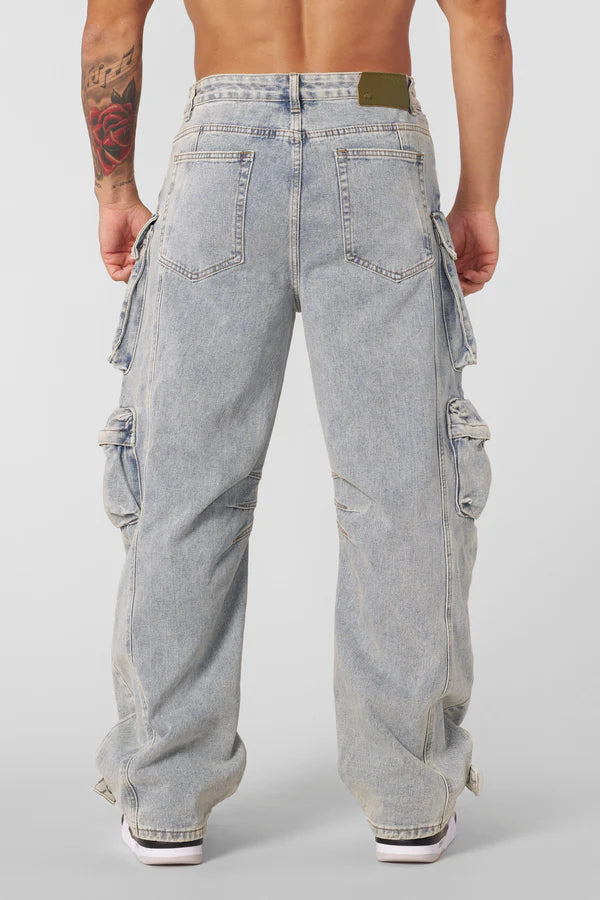 6002 - Hella Pocket Jeans (Blue Wash)