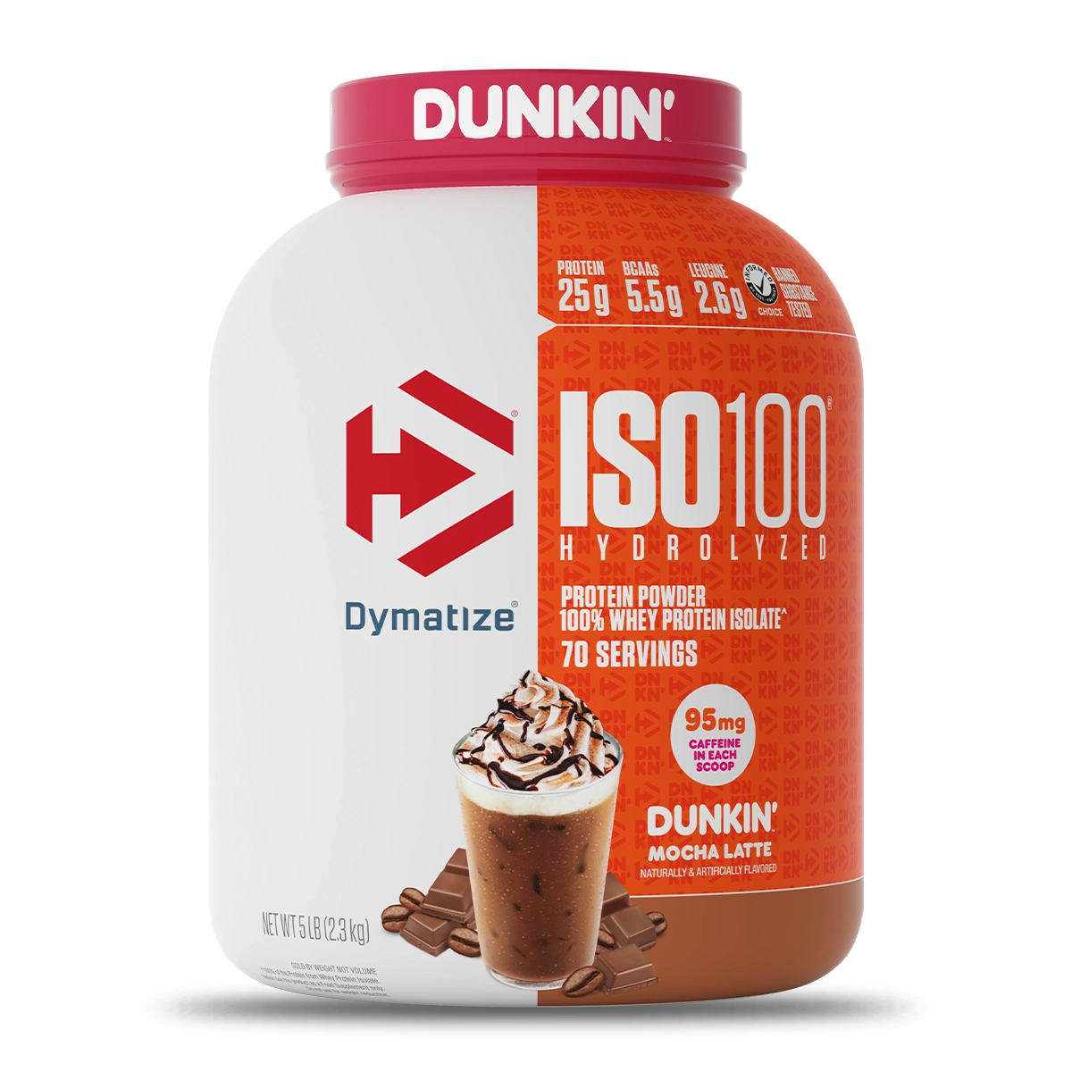 ISO 100 5 LBS DUNKIN MOCHA LATTE