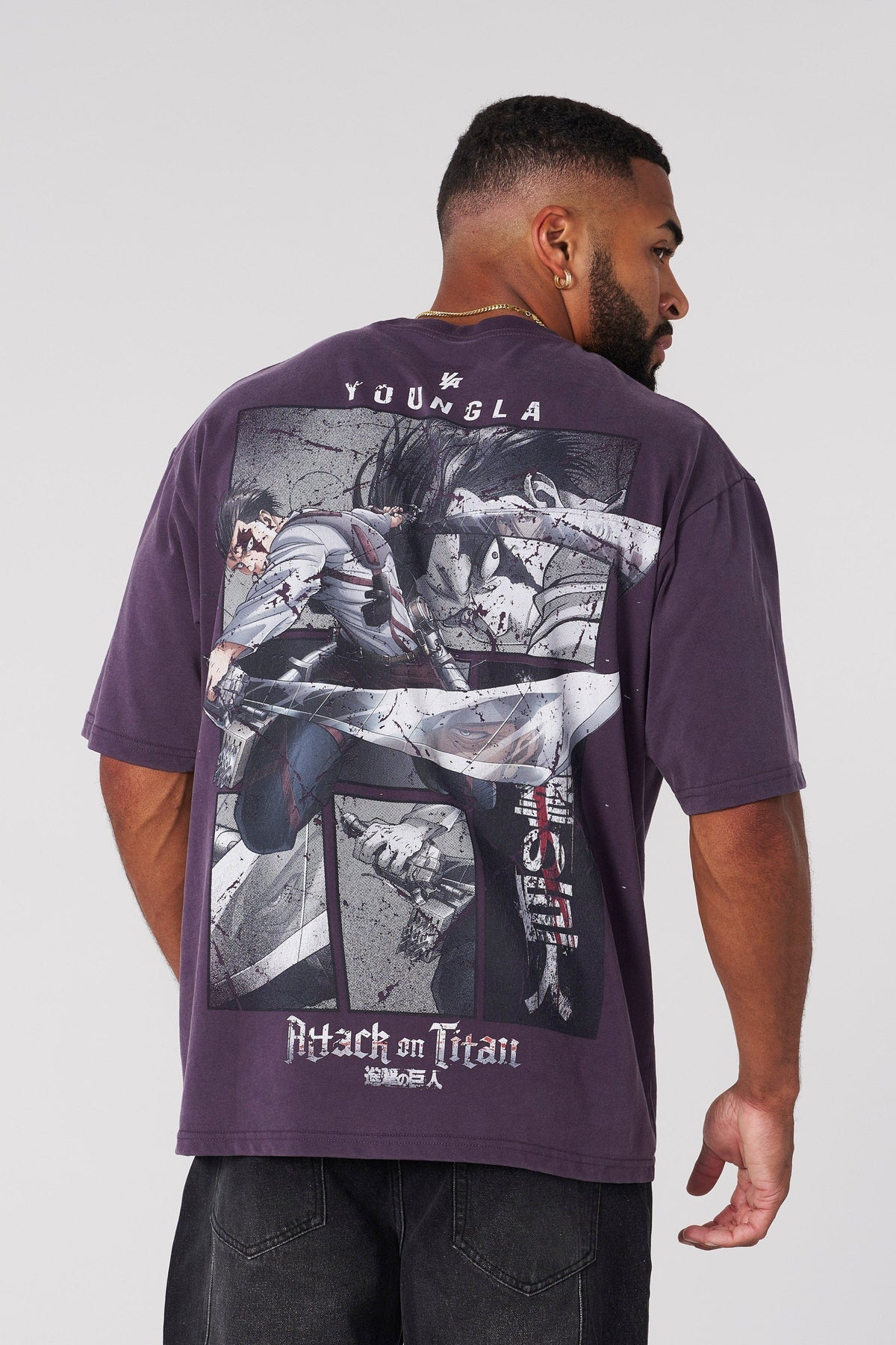 4191 - CAMISETAS CLÁSICAS AOT© X YLA (HÉROE LEVI)