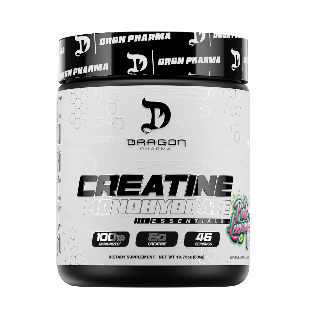 CREATINA DRAGÓN PHARMA CON SABOR 45 SERVICIOS