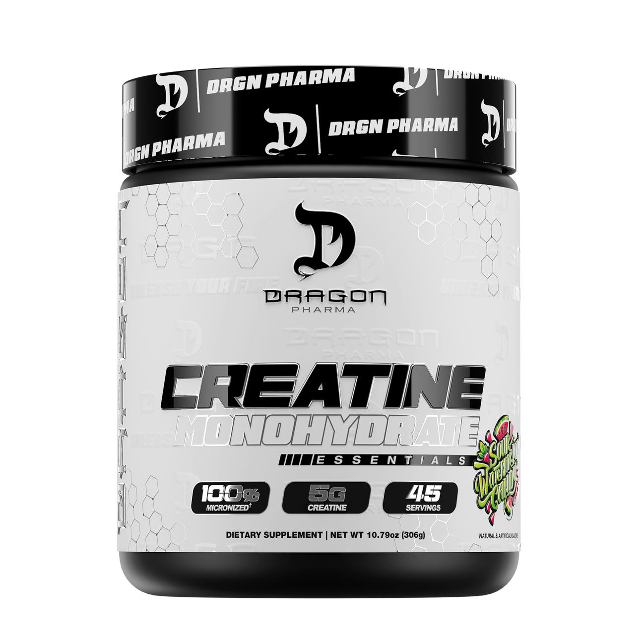 CREATINA DRAGÓN PHARMA CON SABOR 45 SERVICIOS