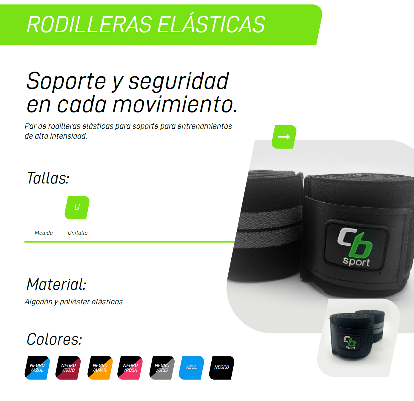 RODILLLERAS ELÁSTICAS