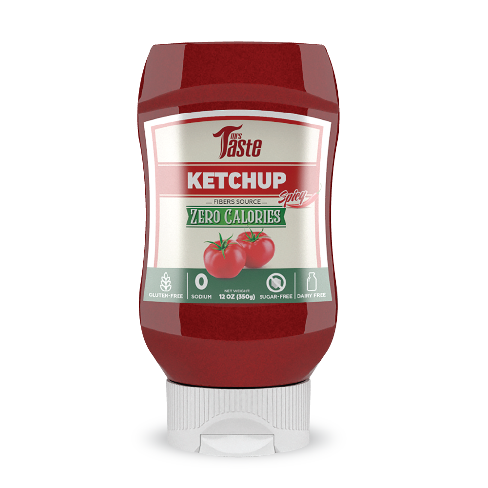 KETCHUP SPICY ZERO CALORÍES.Vence 09/2026