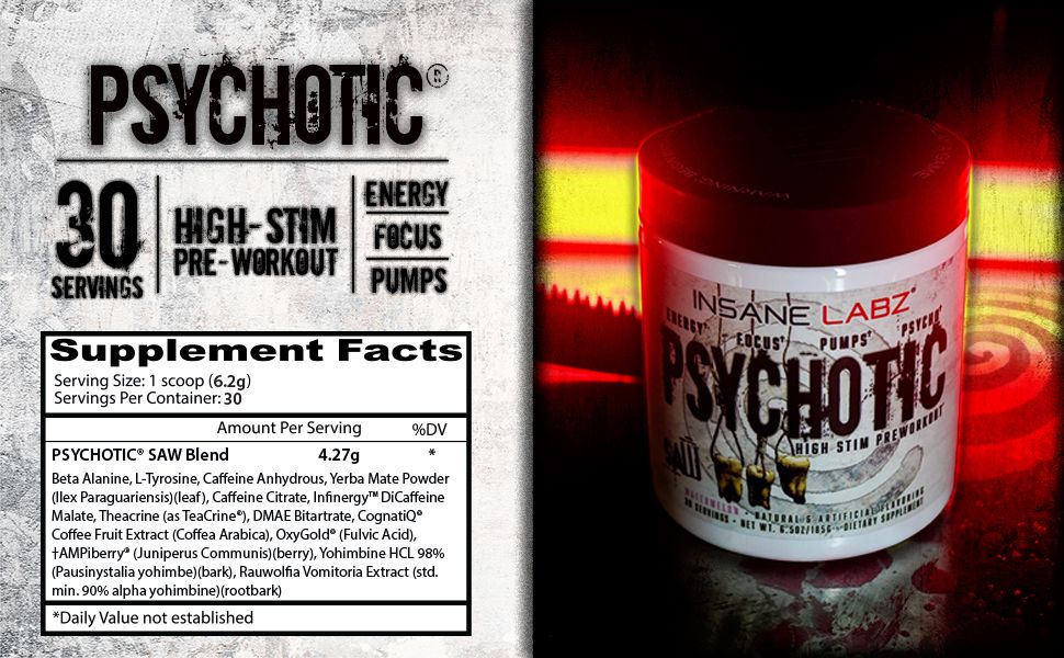 PSYCHOTIC SAW SERIES 30 SERVICIOS